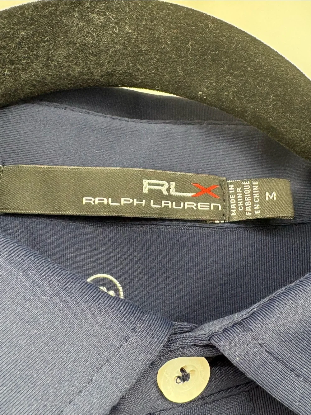 Ralph Lauren Navy Short-Sleeve Polo with Small Embroidered Crest
